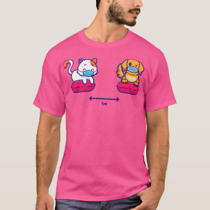 Camiseta Gato Cinto E Cartografia Social Distanciante