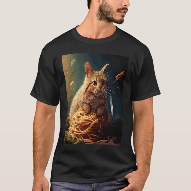 Camiseta Gato Coelho Espaguete (Frente)