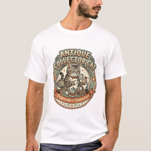 Camiseta Gato Colecionador de Antiguidades Gato Colecionado