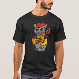Camiseta Gato Colega Swagazon Associado Mais Enchimento Por