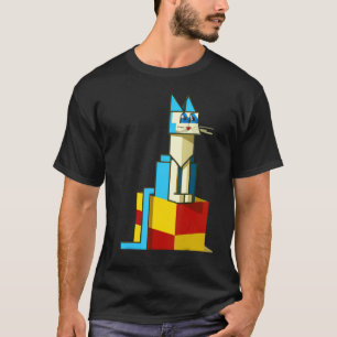 Camiseta Gato colorido miau retrato gatinho fofo gatinho