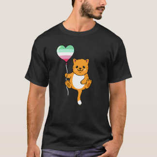 Camiseta Gato Com Balão Abrosexual