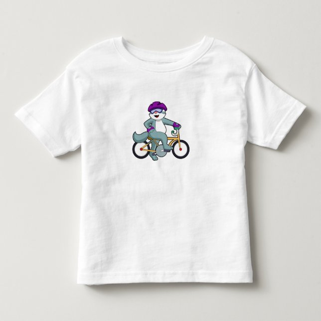 Camiseta Gato com Bicicleta (Frente)