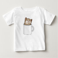 Gato com caneca de café