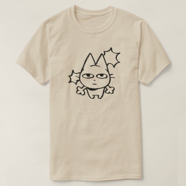 Camiseta gato com estrelas (Frente do Design)