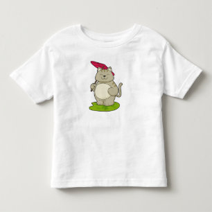 Camiseta Gato com guarda-chuva