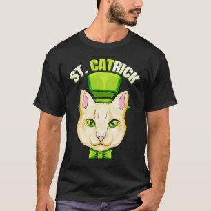 Camiseta Gato Com Lopa Verde E Rua De Cilindro De Cabra Pa