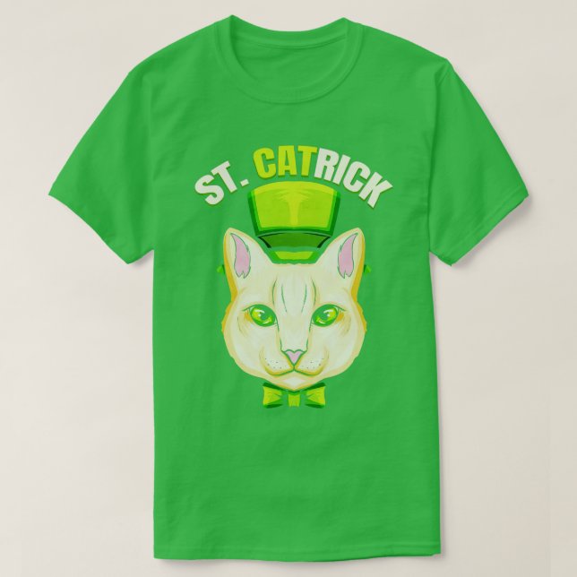 Camiseta Gato Com Lopa Verde E Rua De Cilindro De Cabra Pa (Frente do Design)