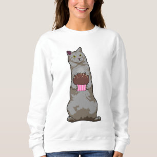 Camiseta Gato com Muffin