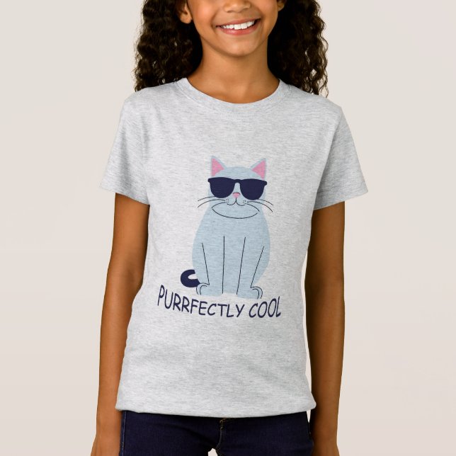 Camiseta Gato com óculos de sol (Frente)