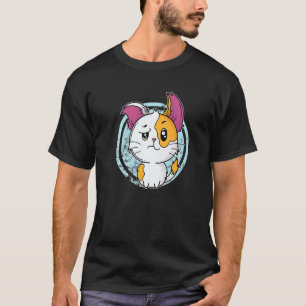 Camiseta Gato com orelhas grandes parece cético