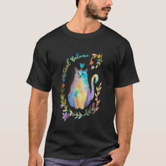 Camiseta Gato com Pássaro na Cabeça, Harmonia Animal, Equil