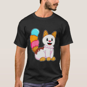 Camiseta Gato com picolé
