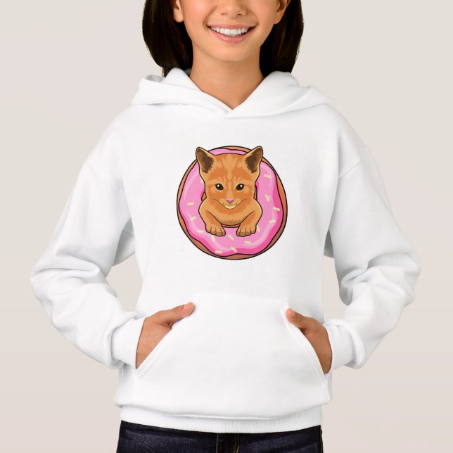 Camiseta Gato com Rosquinha (Frente)