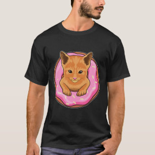 Camiseta Gato com Rosquinha