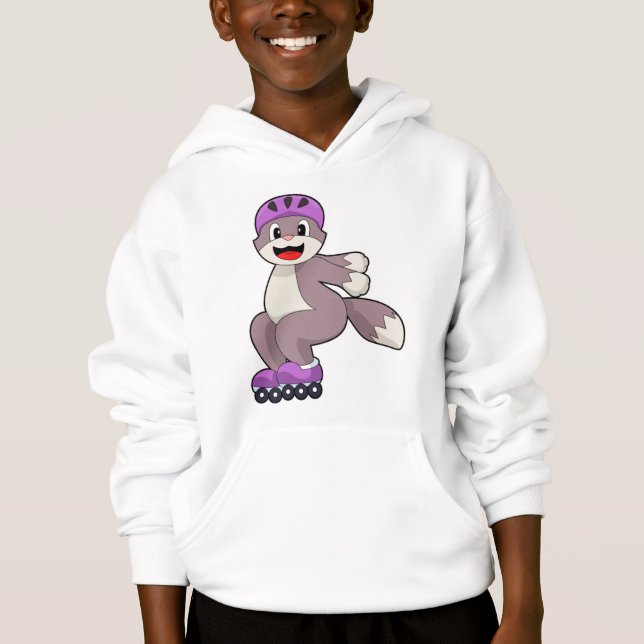 Camiseta Gato com skates (Frente)