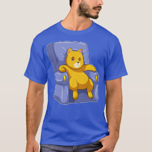Camiseta Gato com Sofá