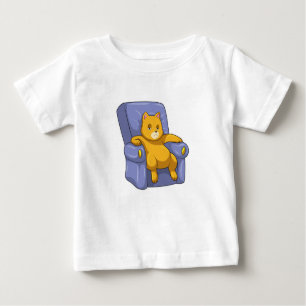 Camiseta Gato com Sofá