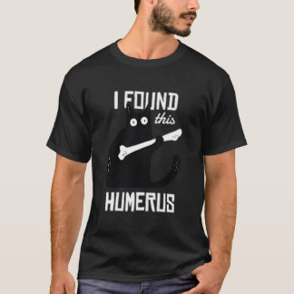 Camiseta Gato Com Um Úmero Encontrei Este Úmero