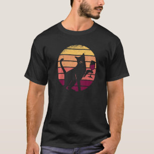 Camiseta Gato Com Vinho Para Festa De Álcool E Animal