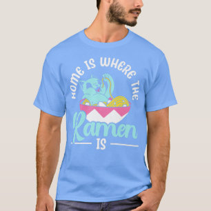 Camiseta Gato Comendo Ramen Kawaii Anime 