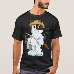Camiseta Gato como Anca com Balde de Água