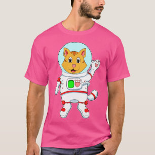 Camiseta Gato como astronauta no Figurino 1