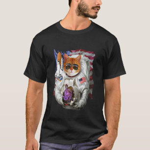 Camiseta , Gato como Astronauta Piloto, Comandante do Ônibu