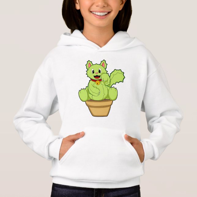 Camiseta Gato como Cactus (Frente)