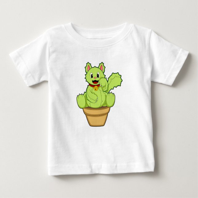 Camiseta Gato como Cactus (Frente)