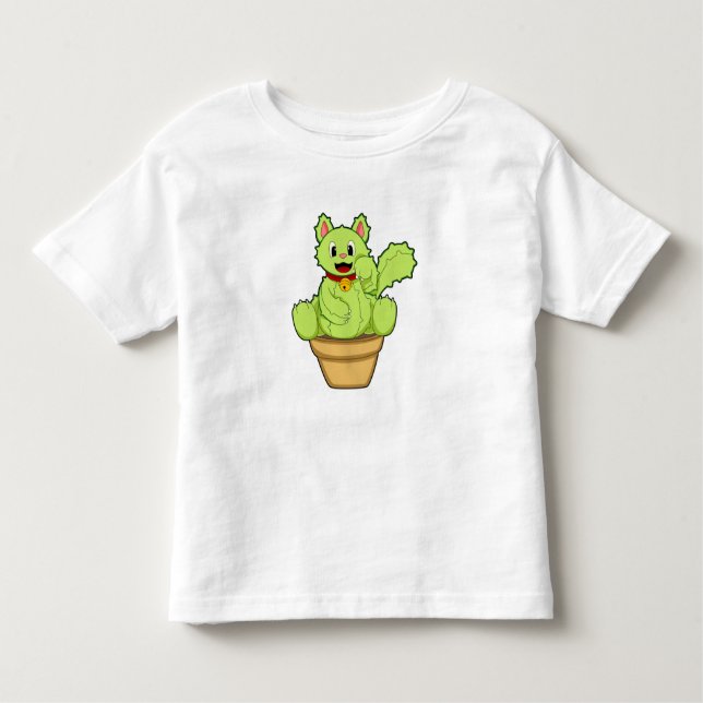 Camiseta Gato como Cactus (Frente)