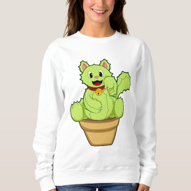 Camiseta Gato como Cactus (Frente)
