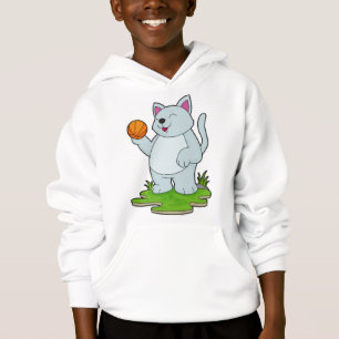 Camiseta Gato como jogador de basquetebol