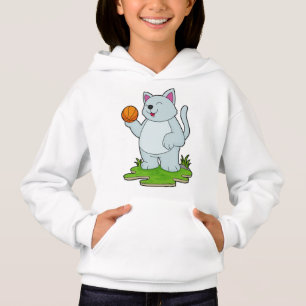 Camiseta Gato como jogador de basquetebol