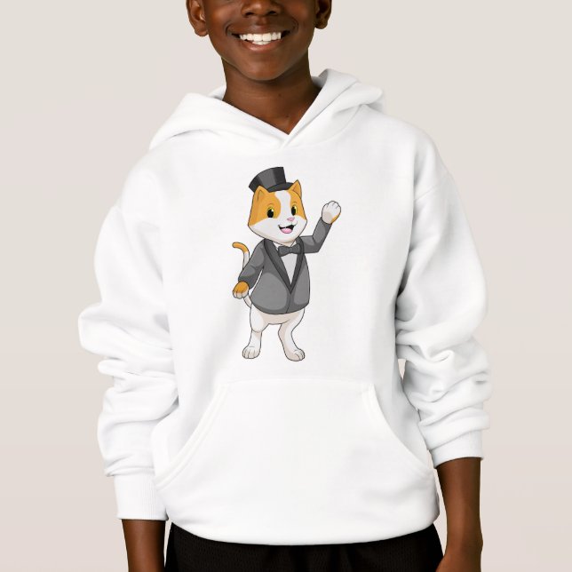 Camiseta Gato como Noivo com Laço (Frente)