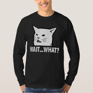 Camiseta Gato Confuso - Espere o que