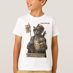 Camiseta Gato Conquistador Russian Blue – Honra e Legado