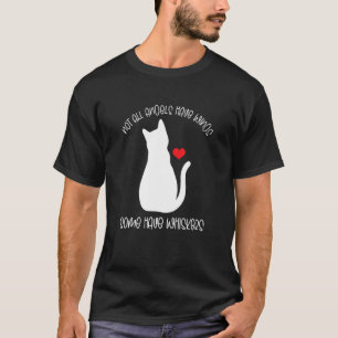 Camiseta Gato Coração Suporte para Gato Amante do Gato Aman