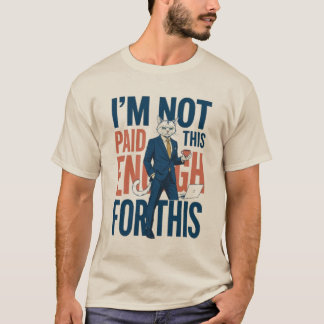 Camiseta Gato Corporativo Engraçado