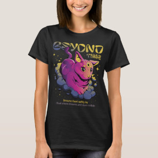 Camiseta Gato Cosmico Psicodélico - Além do Tempo