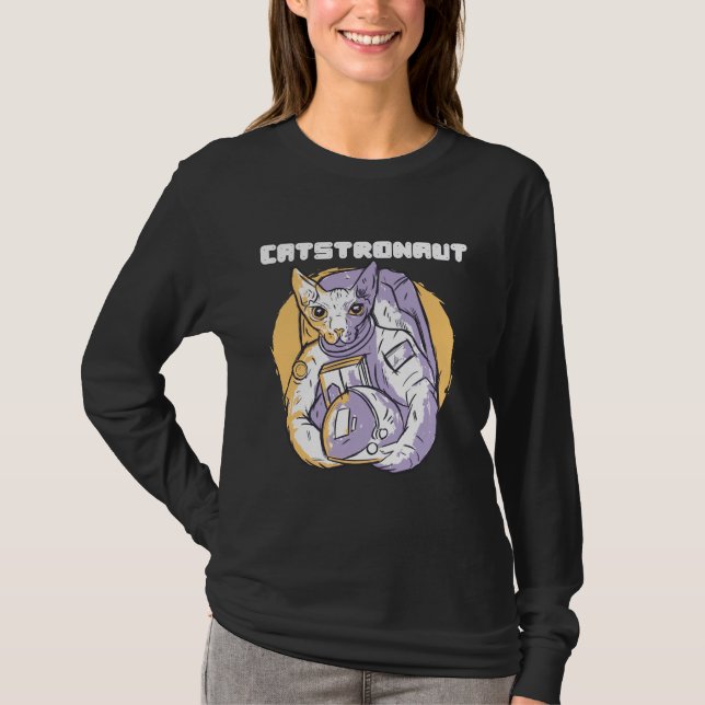 Camiseta Gato Cosmonauta Catstronaut (Frente)