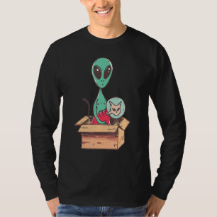 Camiseta Gato Cosmonauta de Alienígena de Gatinho
