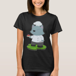 Camiseta Gato Cozinha Pastelaria Cozinha