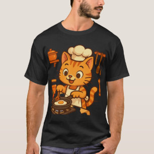 Camiseta Gato cozinhar na cozinha - Arte de Chef