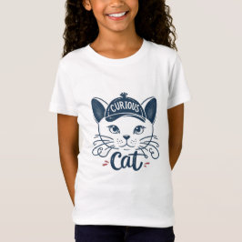 Camiseta Gato curioso