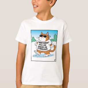 Camiseta Gato Curioso