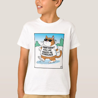 Camiseta Gato Curioso