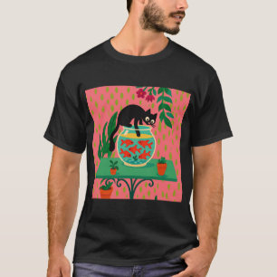 Camiseta Gato Curioso