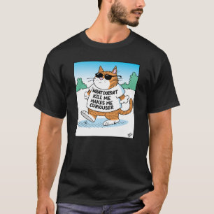 Camiseta Gato Curioso