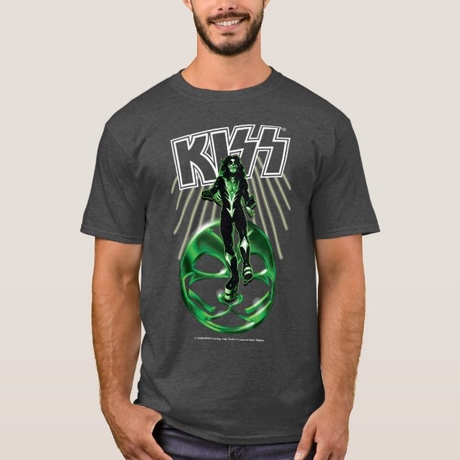 Camiseta Gato da banda Kiss (Frente)